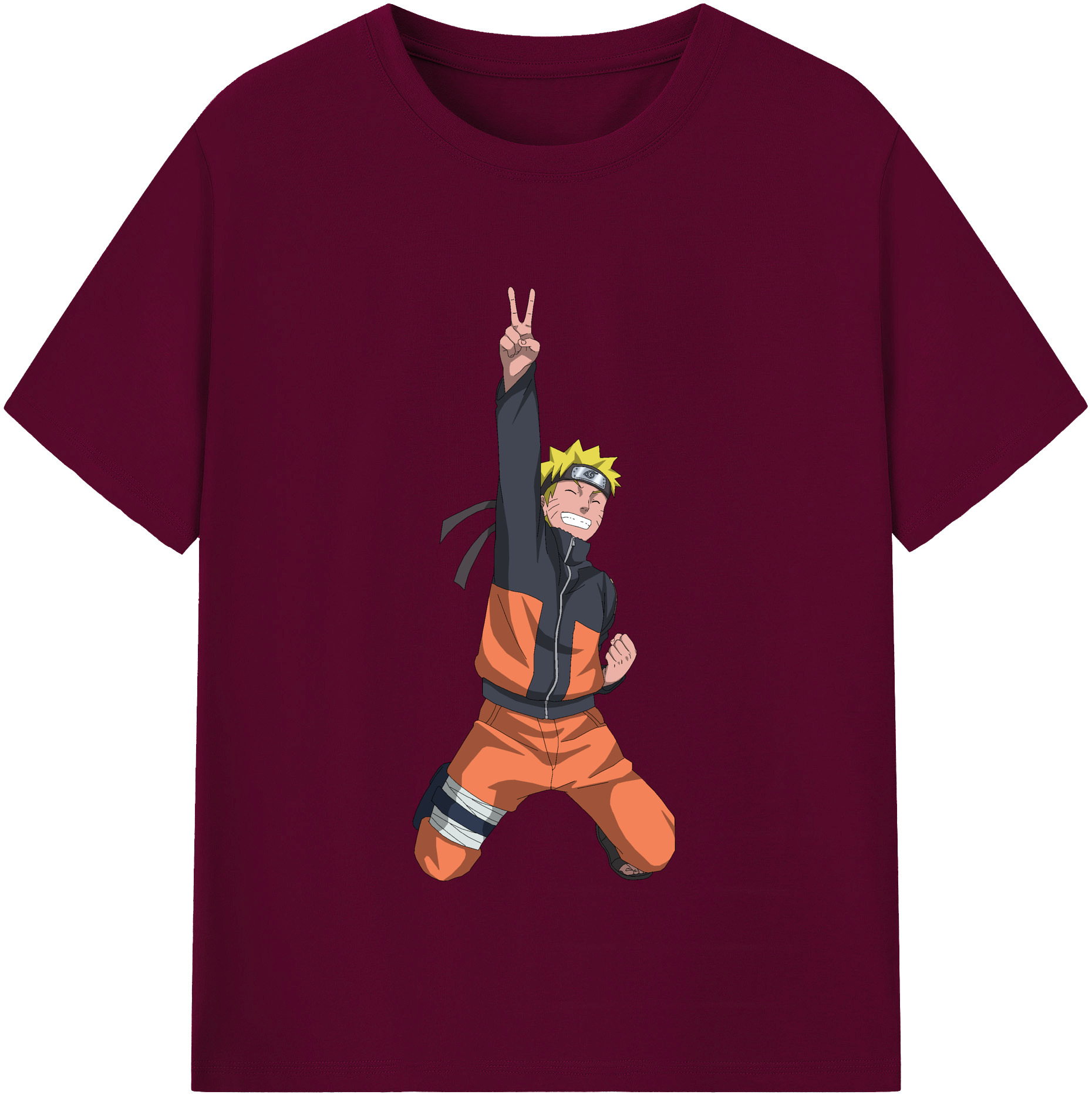 （画像用） NARUTO -ナルト- うずまき ナルト Uzumaki Naruto レディースカジュアルプリントTシャツ（綿100％）